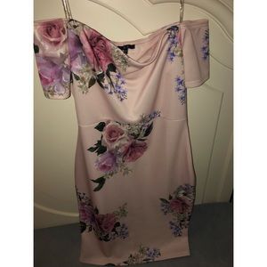 Off The Shoulder Floral Dress